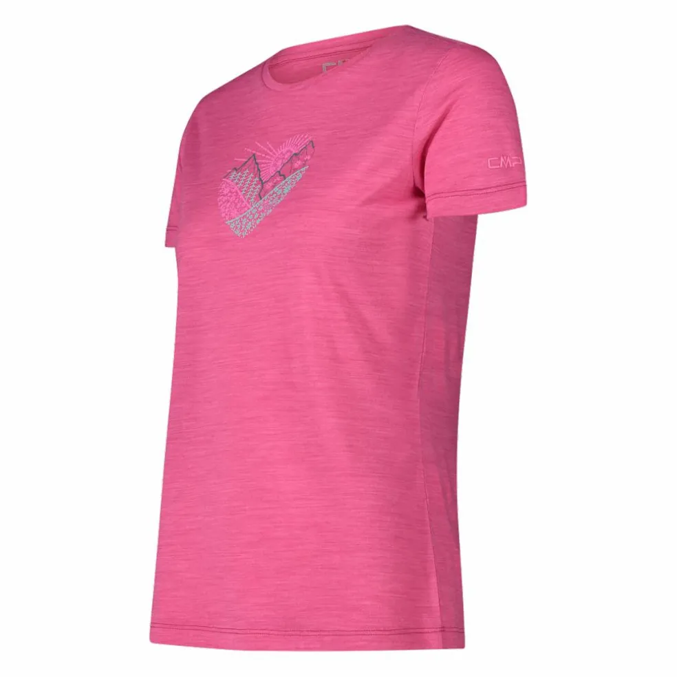 T-shirt in Performance Merino da donna