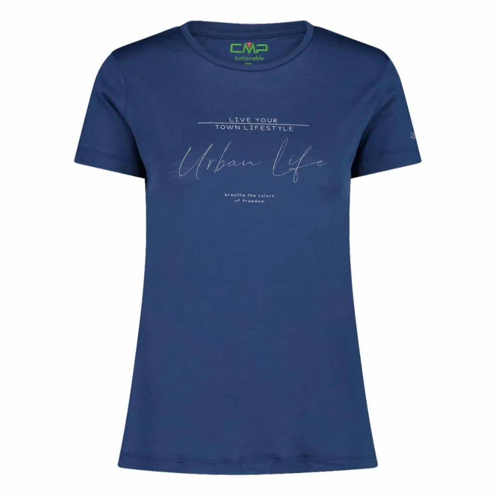 T-shirt in Performance Merino da donna