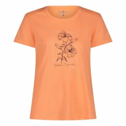 T-shirt piquet con stampa sul fronte da donna