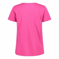 T-shirt piquet con stampa sul fronte da donna