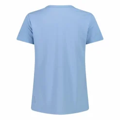 T-shirt piquet con stampa sul fronte da donna