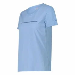 T-shirt piquet con stampa sul fronte da donna