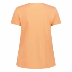 T-shirt piquet con stampa sul fronte da donna