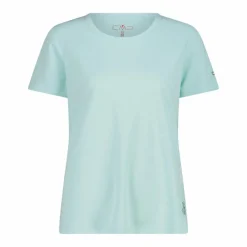 T-shirt piquet con stampa sul fronte da donna