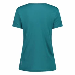 T-shirt piquet con stampa sul fronte da donna