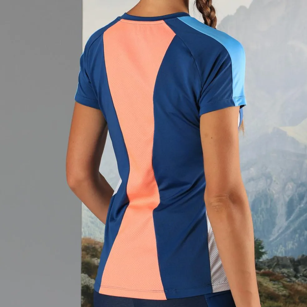 T-shirt stretch donna active cool menthol boost