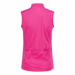 T-Shirt tecnica a mezza zip senza maniche da ciclismo da Donna