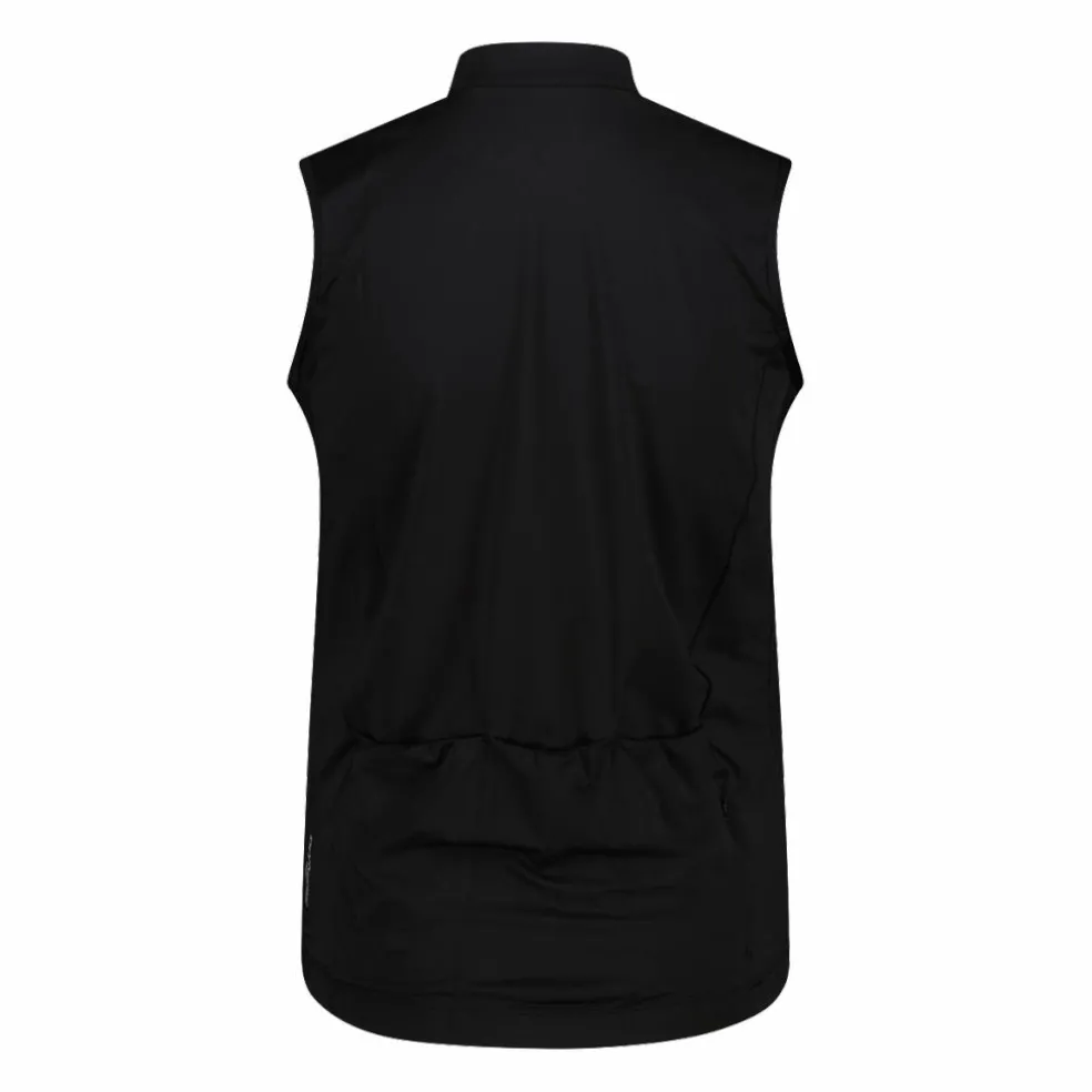 T-Shirt tecnica a mezza zip senza maniche da ciclismo da Donna