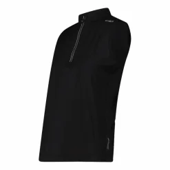 T-Shirt tecnica a mezza zip senza maniche da ciclismo da Donna
