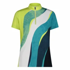 T-Shirt tecnica a mezza zip da ciclismo da Donna