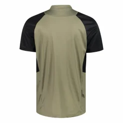 T-shirt tecnica da ciclismo con mezza zip da Uomo