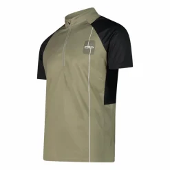 T-shirt tecnica da ciclismo con mezza zip da Uomo