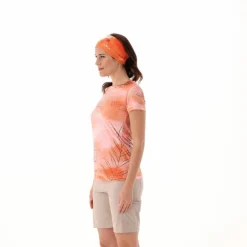 T-shirt tecnica in Cool Menthol Boost con fantasia da Donna