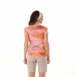T-shirt tecnica in Cool Menthol Boost con fantasia da Donna