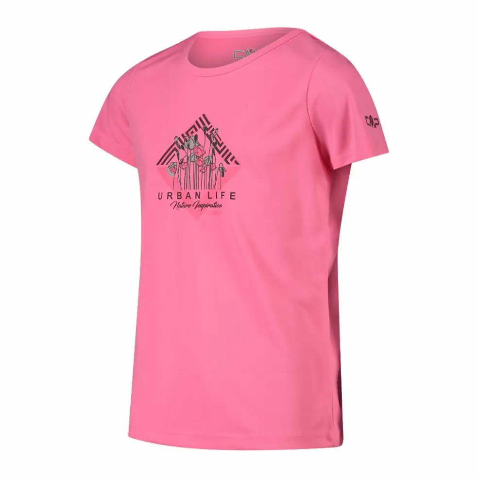 T-shirt tecnica stampa girl
